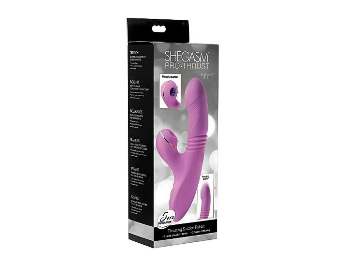 Shegasm coniglietto dilagante pro-spinta con suzione