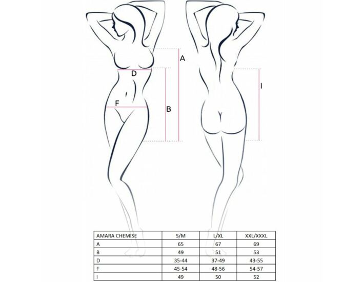 Passion donna amara chemise bianco taglia m / m