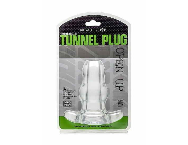 Spina a doppio tunnel grande - trasparente