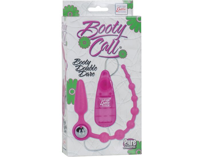 Bottino chiama bottino doppio coraggio perline anali rosa silicone