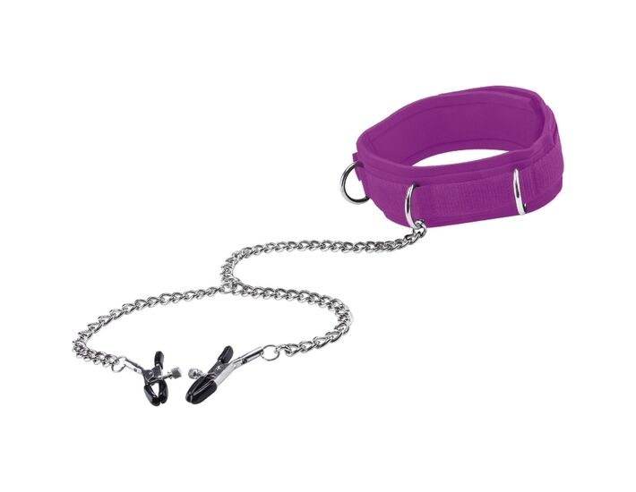 Colletto a clip per capezzoli viola troppo