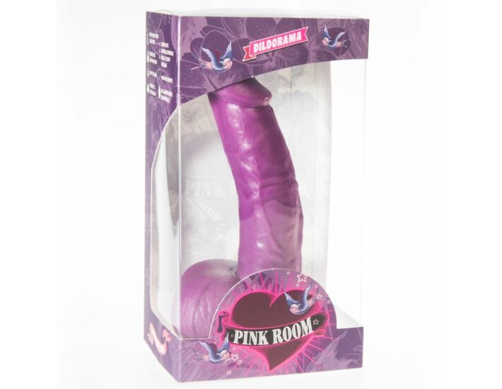 Camera rosa connor dildo realistico lila 16 cm