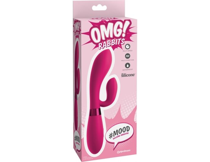 Oh mio Dio! conigli - vibratore in silicone, rosa