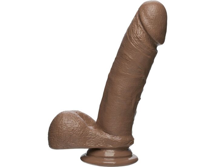 Perfect pene realistico  firmskyn 17.78 cm - marrón