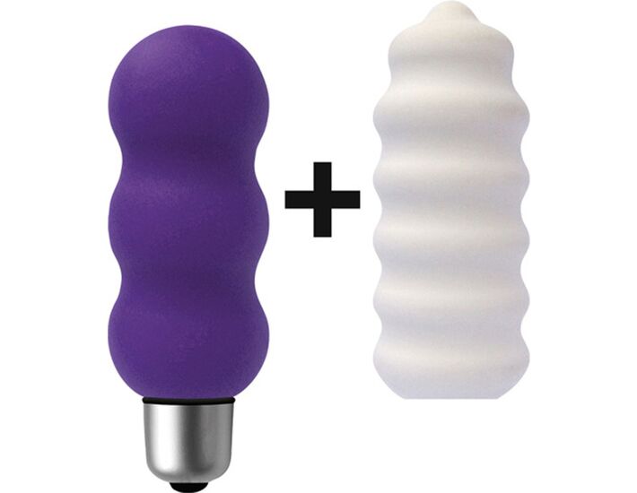 Joystick per micro stimolatore giroscopico con cover viola / bianco