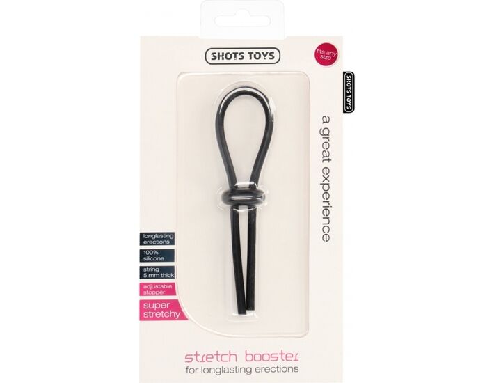 Anello in silicone Strech booster - nero