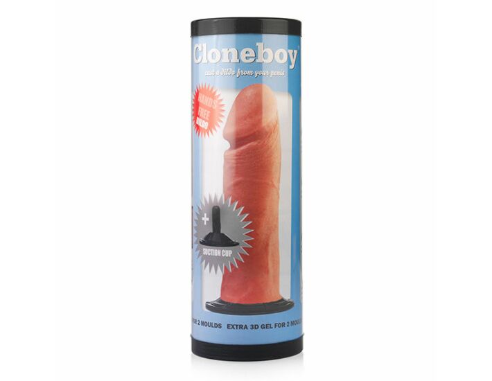Dildo Rosa Succión Cloneboy