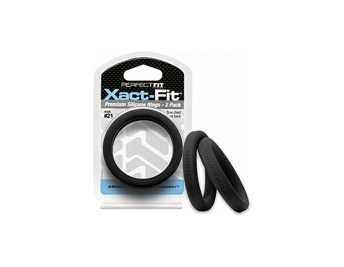 Anelli Xact-fit in Silicone 20cm - Nero