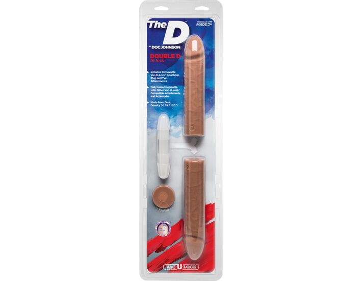 Il doppio d pene doble 41 cm caramelo