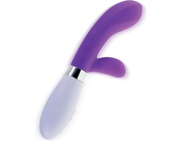 Coniglietto vibrante con punto g in silicone - viola