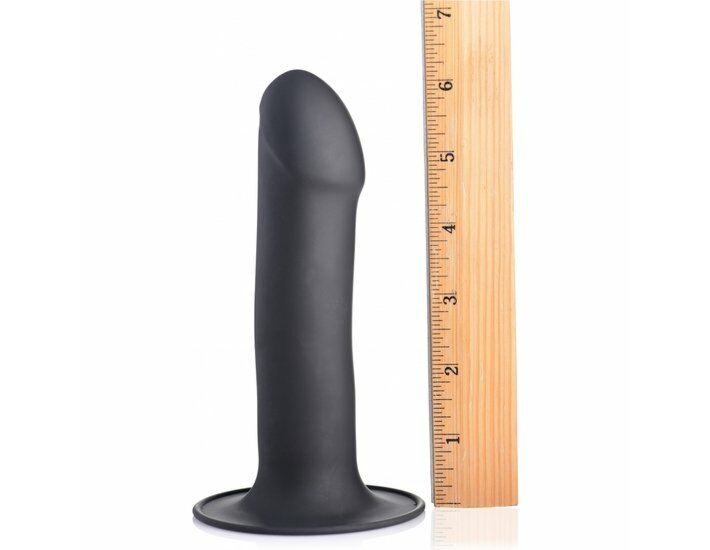 Dildo in silicone flessibile - nero