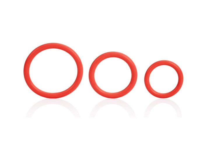 Anello Triplo Rosso Fuoco