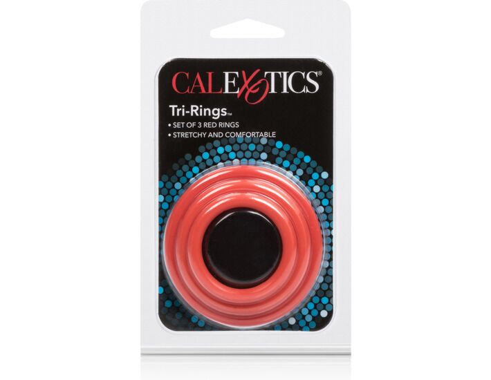 Anello Triplo Rosso Fuoco