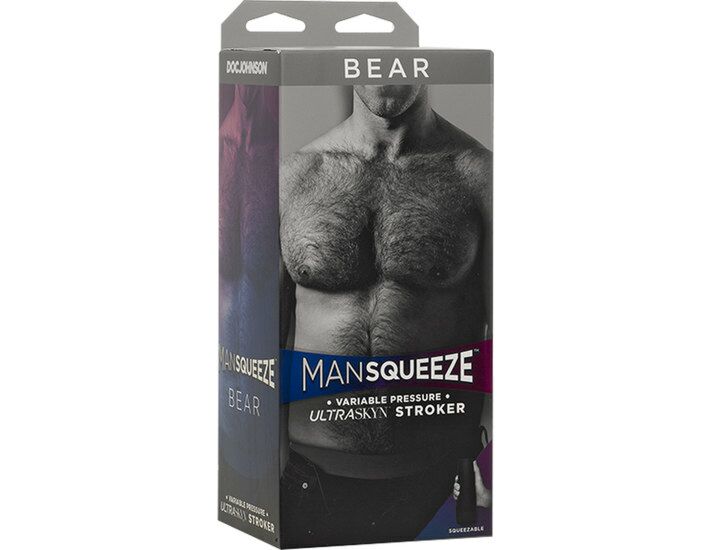 Man squeeze bear culo masturbador ano
