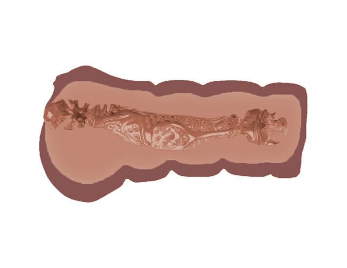 Super wet travel castoro masturbatore vagina - marron
