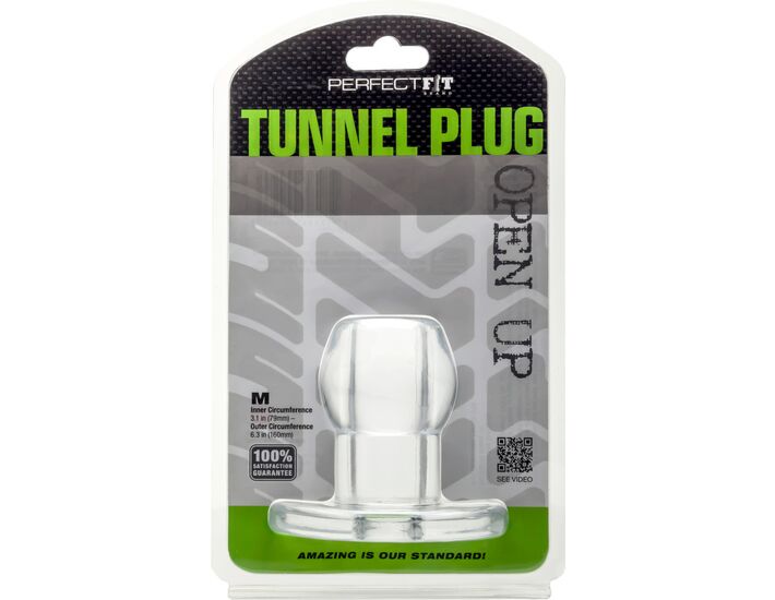 Culo tunnel silicona trasparente m