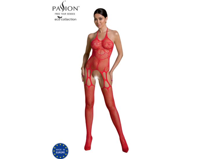 Bodystocking Eco Passion Rosso