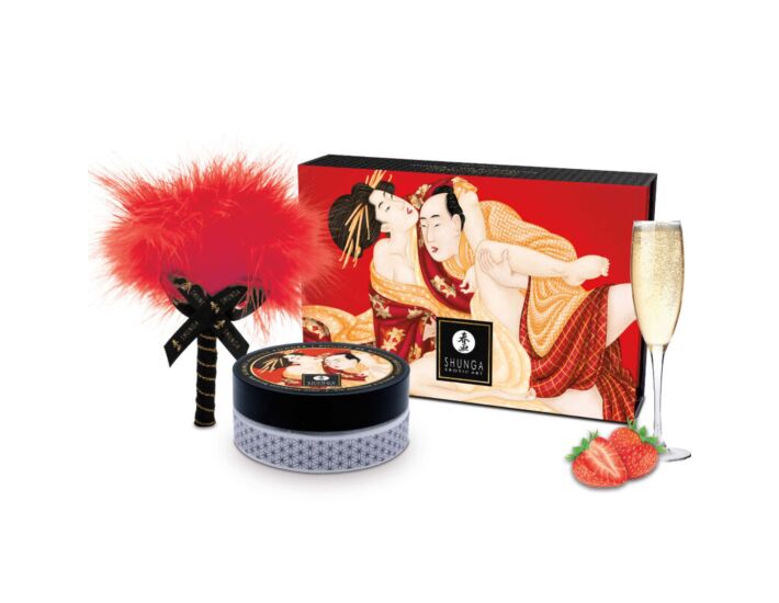 Kit Massaggio Commestibile Fragola