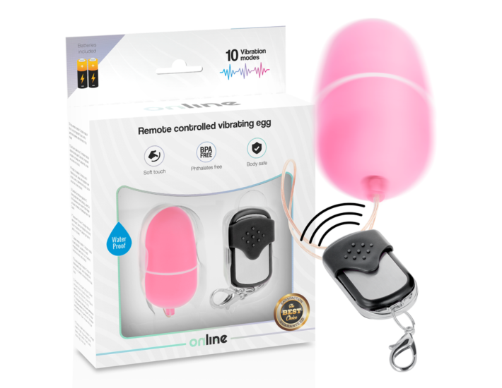 Vibratore Rosa con Telecomando