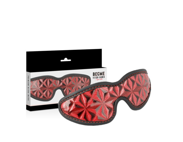 Maschera in Velluto Rosso