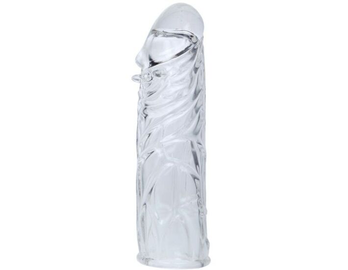 Copri-pene stimolante rosa 13 cm