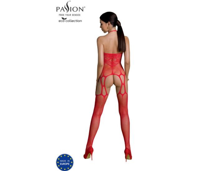 Bodystocking Eco Passion Rosso