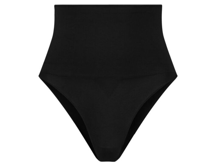 Tanga modellante senza cuciture nera