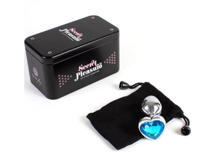 Cuore Blu - Plug Anale in Metallo 7 cm