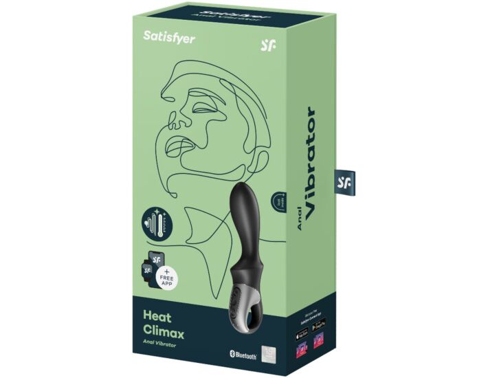 Vibratore Anale ClimaxHeat - Nero