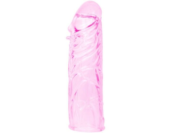 Copri-pene stimolante rosa 13 cm