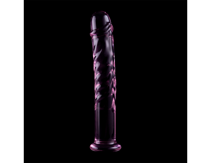 Dildo in vetro Rosa Nebula