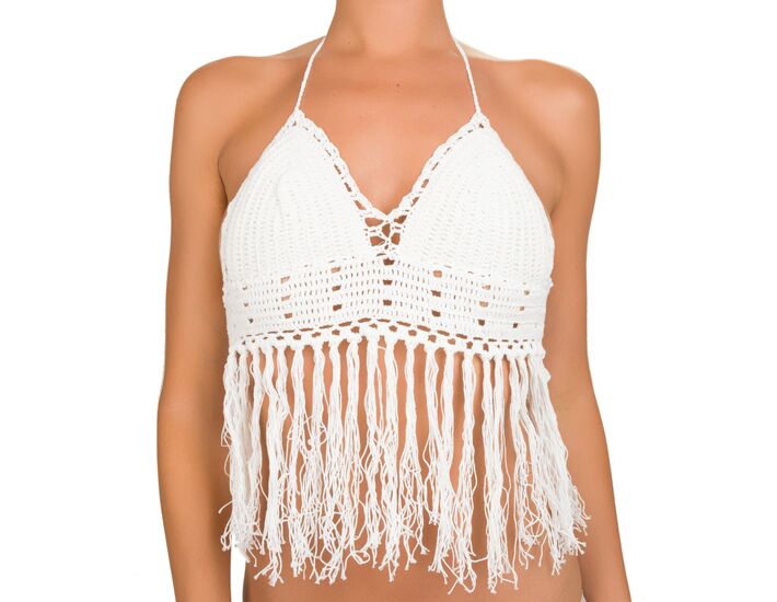 Frisine Pareo Bianco - Stile Sexy Chic