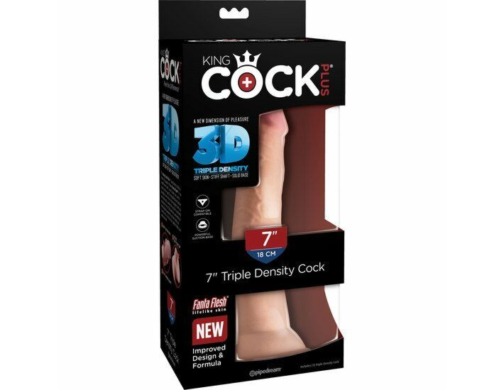 Pene realistico a tripla densità 18 cm