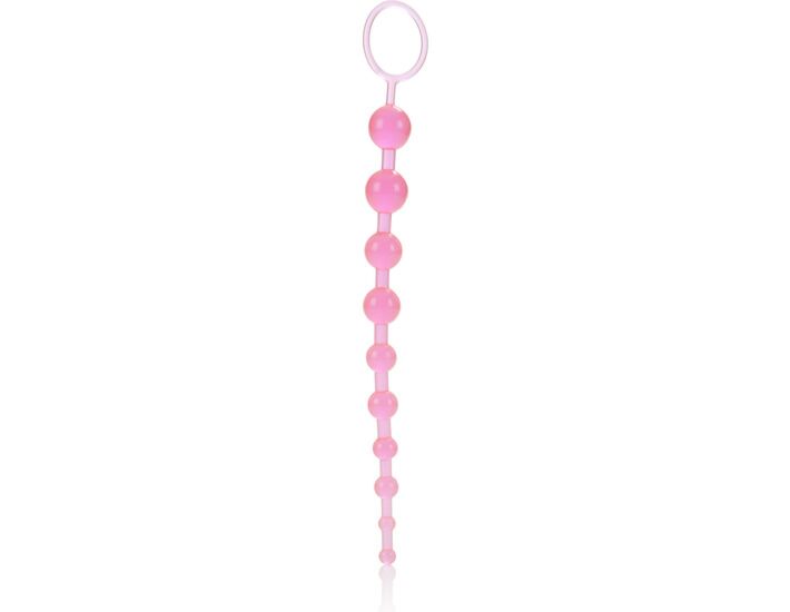 Palline anali in silicone rosa