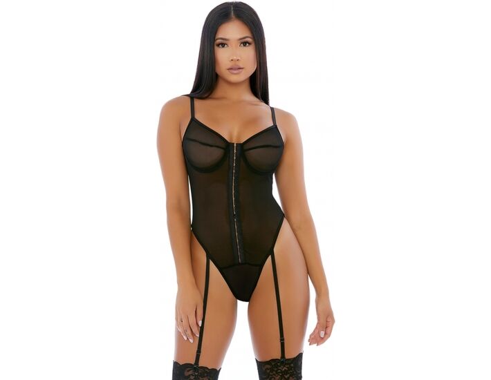 Aggancio notturno teddy body negro