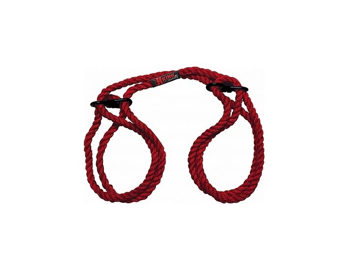 Hogtied - legare e legare - lacci da polso e da caviglia - rosso