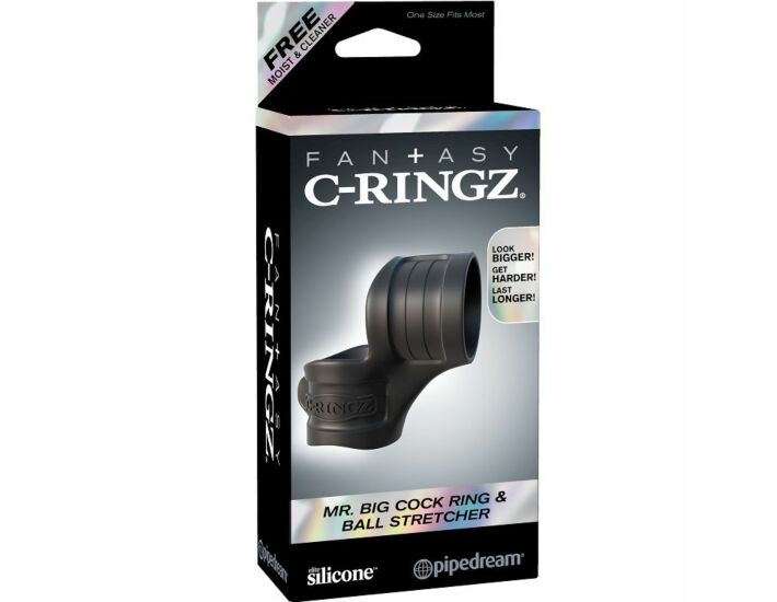Pene e testicoli ad anello grande fantasia c-ring