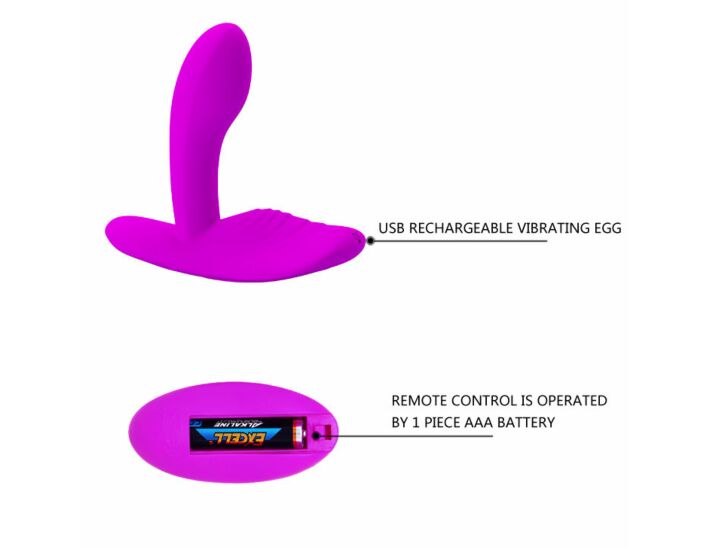 STIMOLATORE GRAZIOSO CON VIBRAZIONE E TELECOMANDO
