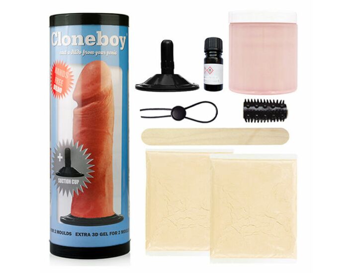 Dildo Rosa Succión Cloneboy