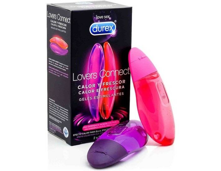 Gli amanti di Durex collegano gel stimolanti di calore e freschezza