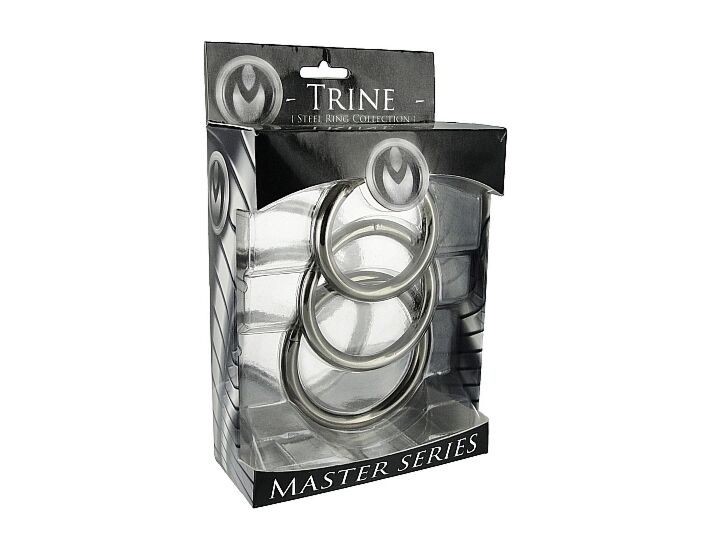 Trine - set di anelli in metallo