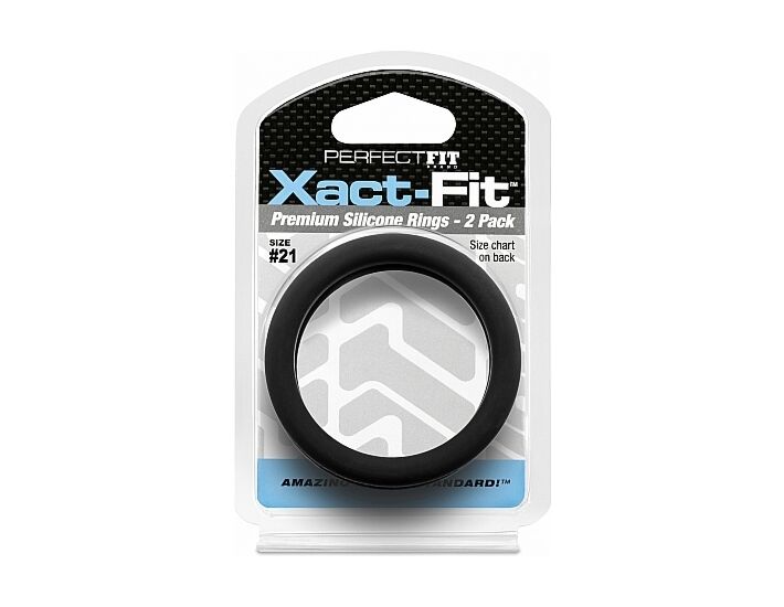 Anelli Xact-fit in Silicone 20cm - Nero