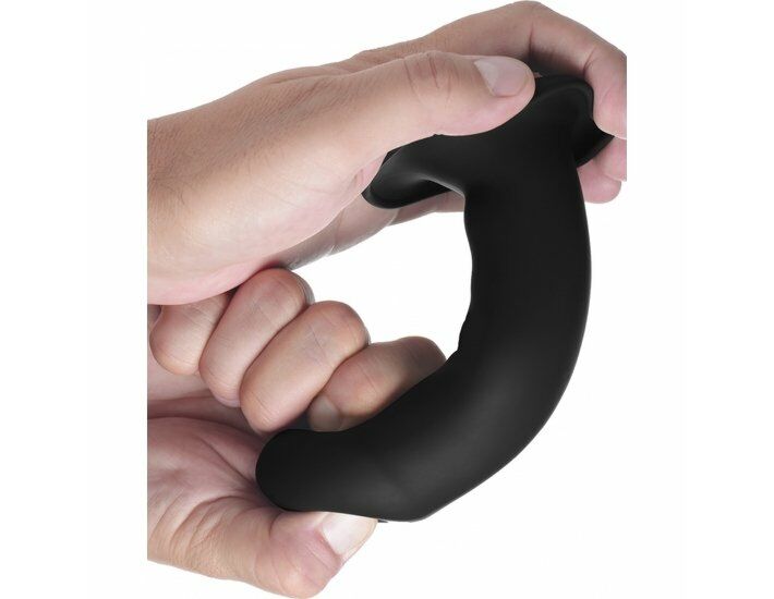 Dildo in silicone flessibile - nero