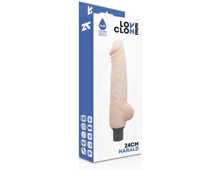 Vibratore Loveclone Harald 24cm Auto lubrificante