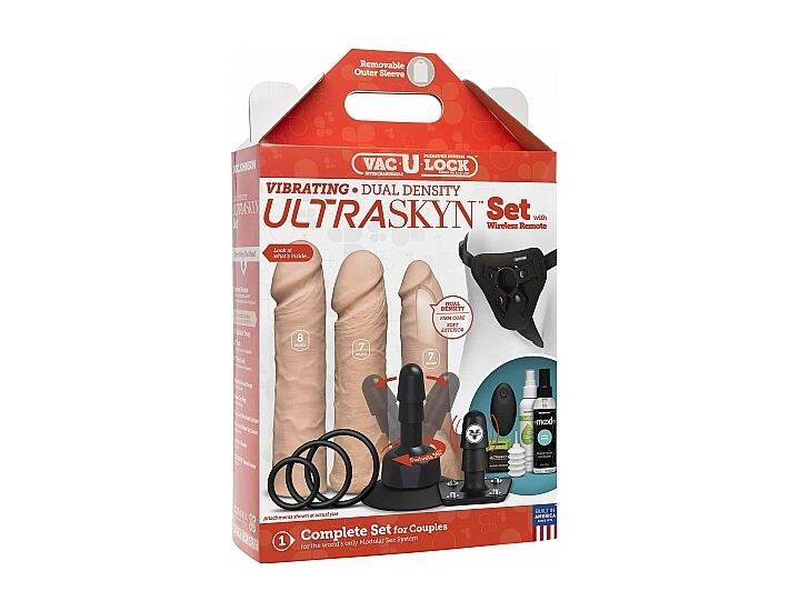 Set ultraskyn vibrante a doppia densità - vainilla
