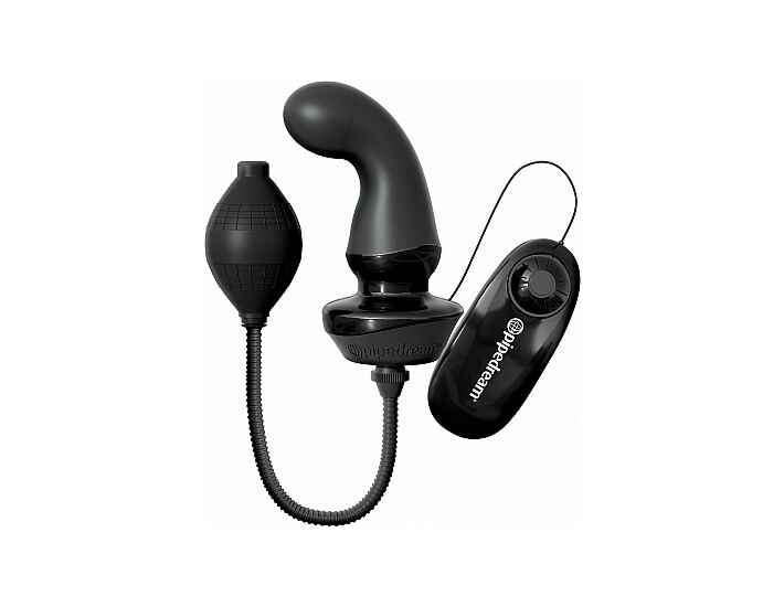 Massaggiatore gonfiabile p-spot nero
