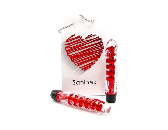 Saninex vibrador fantastica realtà - metálico / rojo