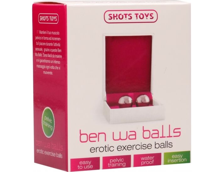 Palline cinesi ben wa balls argento