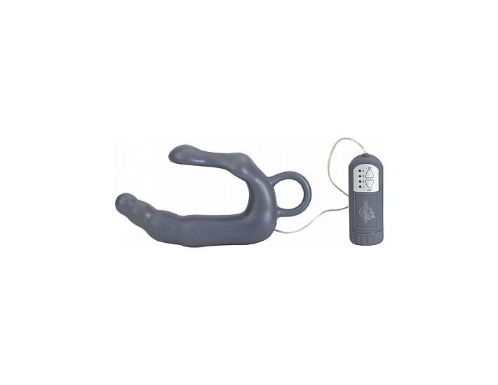 Bacchetta da uomo - vibratore grigio extra lungo da uomo