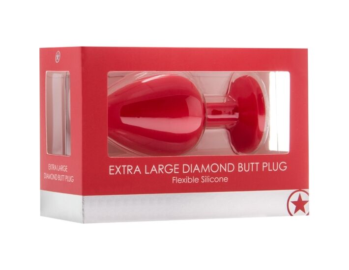 Spina extra large con diamante rosso